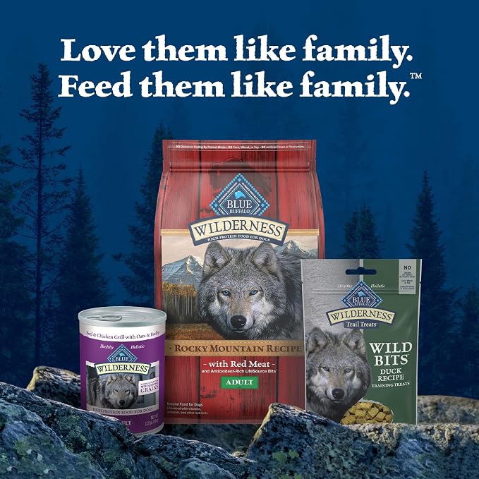 Blue Buffalo Wilderness Wild Bits Chicken Soft & Chewy Dog Treats, 10 oz | Real Chicken #1 Ingredient, High Protein & Grain-Free, Bite-Sized Training Treats Made with Natural Ingredients