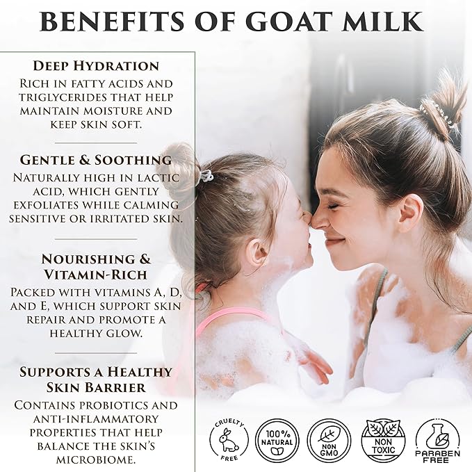 The Grecian Soap Company Goat Milk & Olive Oil Soap Bar 3-Pack – Mango Papaya Scent, Natural Bar Soap for Dry & Sensitive Skin, Moisturizing & Nourishing Body & Face Soap Bars, Handmade in USA
