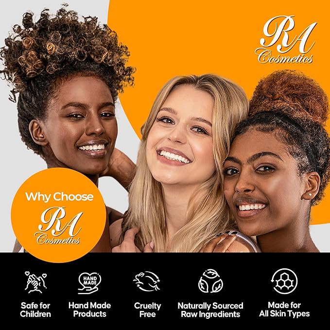 RA COSMETICS Whipped Shea Butter Lavender – 6oz | 100% Pure and Natural African Shea Butter for Men & Women - Ultimate Handcrafted Moisturizer with Essential Vitamins for Radiant Skin & Luscious Hair