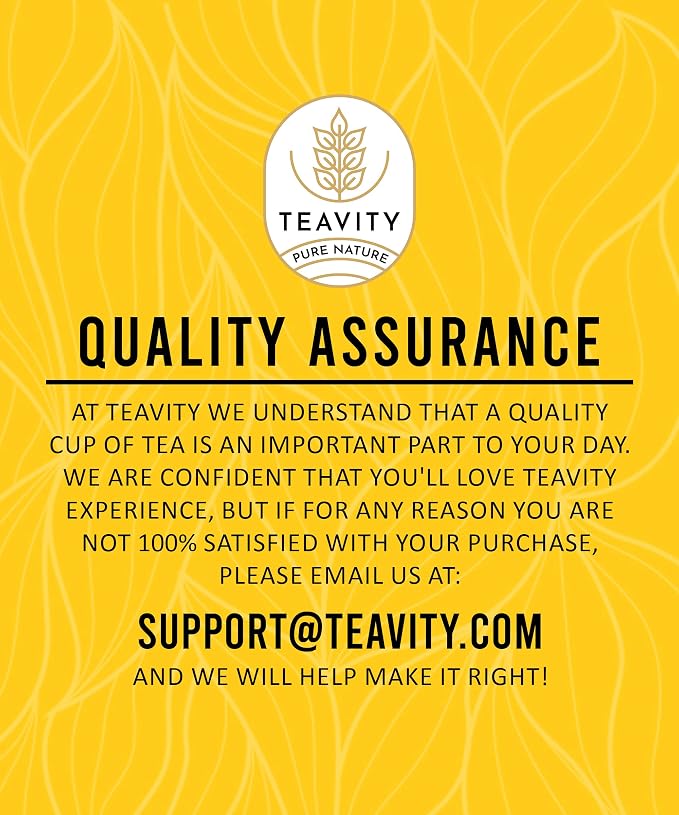 Organic Chai Black Tea Pods for Keurig Naturally Caffeinated by Teavity (36 Tea Pods)