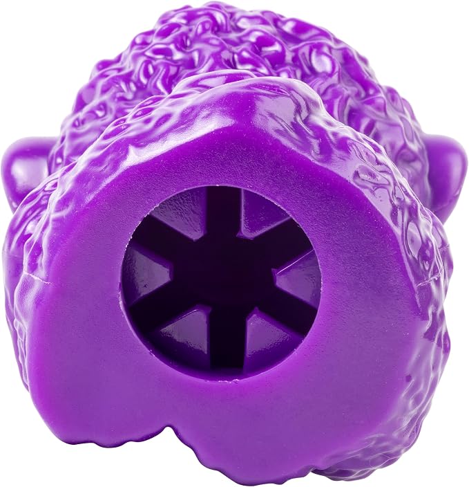 KONG Rewards Zoolooz Treat Dispenser Toy – Interactive Enrichment Puzzle for Dogs – Dispenses Treats & Kibble – Use Ziggies – Assorted Animals (Purple Monkey)