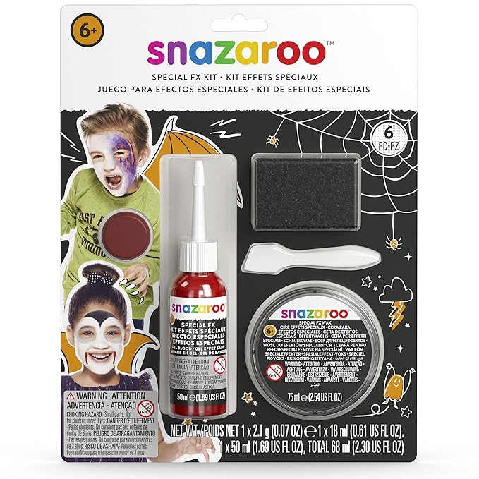 Snazaroo 1198227 Special Effects Face Paint Kit