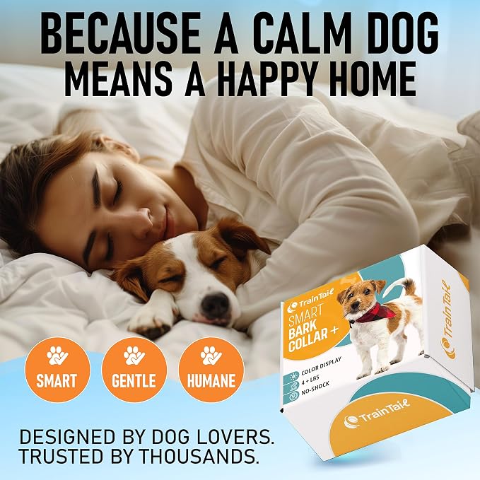 No Shock Bark Collar for Small Dogs 8-40 lbs - Beep & Vibration, Smart Screen, 5 Sensitivity, Anti-False Trigger, Magnetic Rechargeable, IP67 Waterproof, Black/Grey