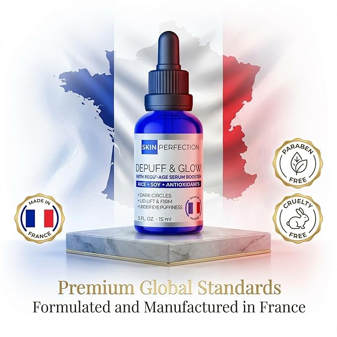 Skin Perfection Regu Age Anti-aging Serum Booster Diy Dark-circle Treatment Reduce Puffiness Firming Improve Under Eye Mix in Any Eye Cream Natural Peptides