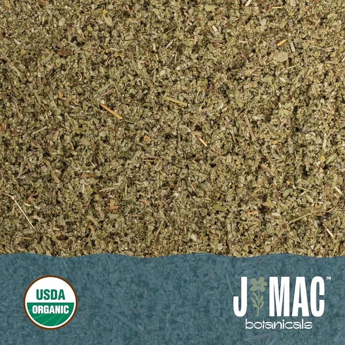 J Mac Botanicals, Organic Rubbed Sage (4 oz), Certified USDA Organic, Dried Rubbed Sage Leaf. Culinary Grade-excellent for sausage making, fresh Albanian harvest