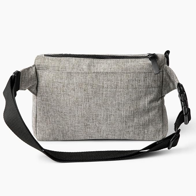 Cleverpup Walk & Train 2-in-1 Dog Walking Bag - Hands-Free, Heather Grey