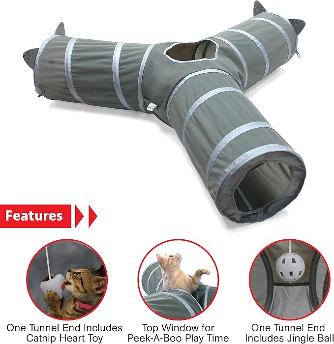 Kitty City Cat Tunnel, Cat Bed, Tunnel, Cat and Kitty Toys