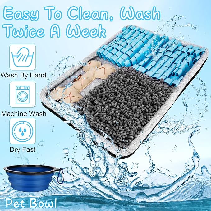 Snuffle Mat for Dogs Washable Foraging Toy,23.6"x17.3"