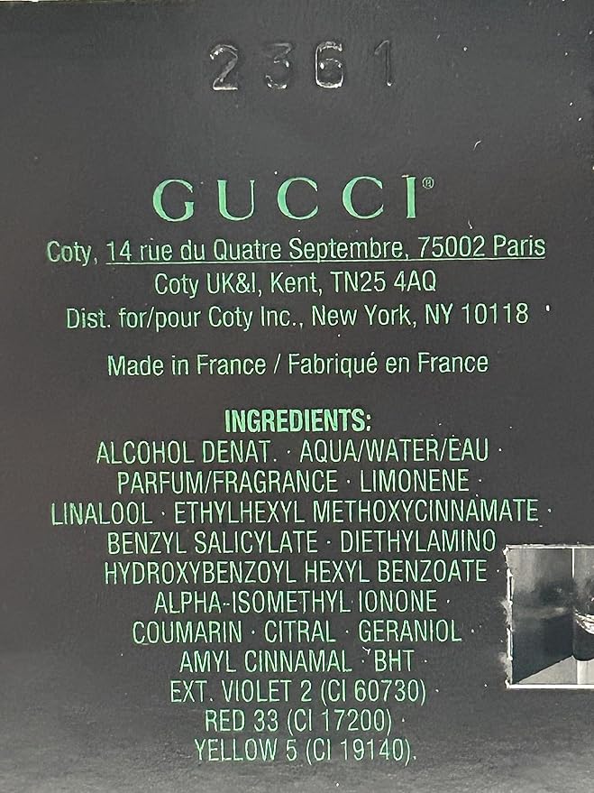 Gucci Guilty Black Sample Perfume Men EDT Spray Pour Homme MINI SMALL Travel Size 1.5 ML / 0.05 (3676) - set of 3