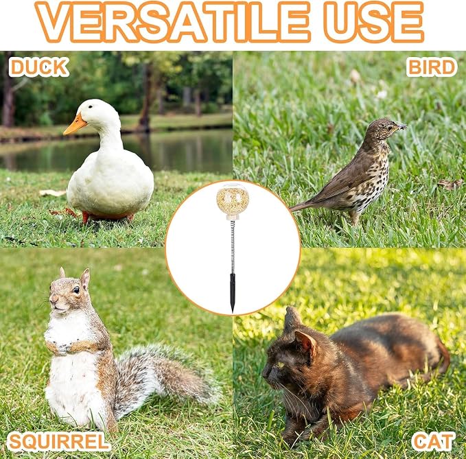 2PCS Chicken Pecking Toys – Swinging Slow Feeder Treat Dispenser for Chickens, Ducks, Birds, Parrots – Poultry Coop Enrichment Toys for Pecking and Foraging Fun