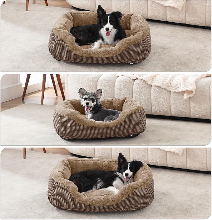 XL Dog Beds Large Sized Dog, Washable Orthopedic Warming Soft Sleeping Durable with Anti-Slip Bottom