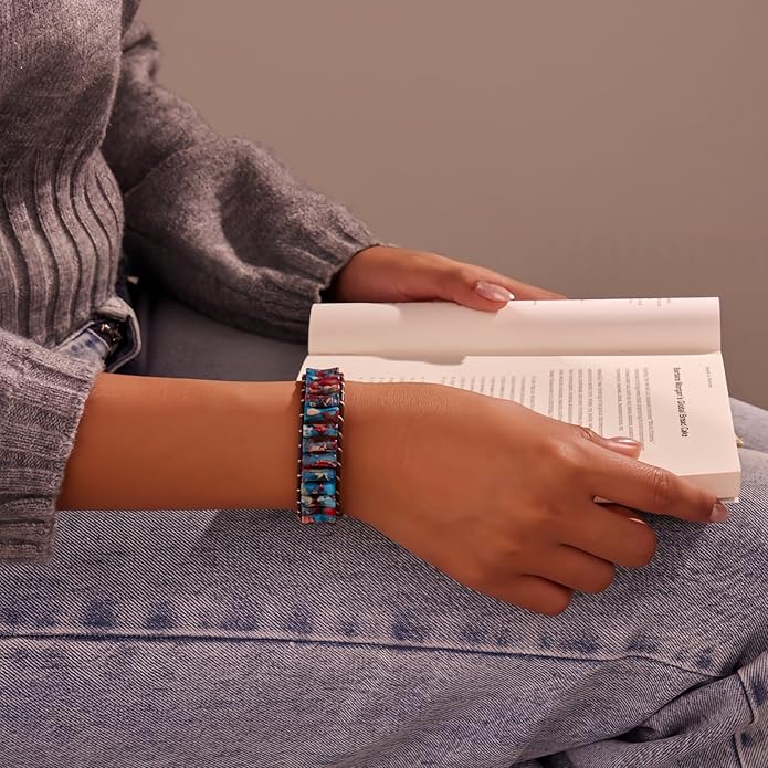 Inspirational Gifts Healing Bracelets for Women,Get Well Soon Encouragement Gifts for Women Friends Sister Mom,Handmade Natural Stone Healing boho Friendship Jewelry for women