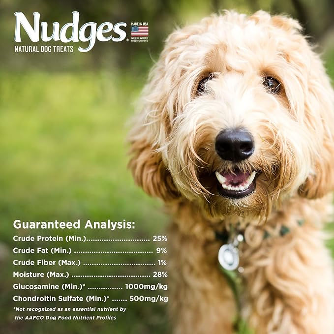Nudges Natural Dog Treats Jerky Cuts Made with Real Chicken
