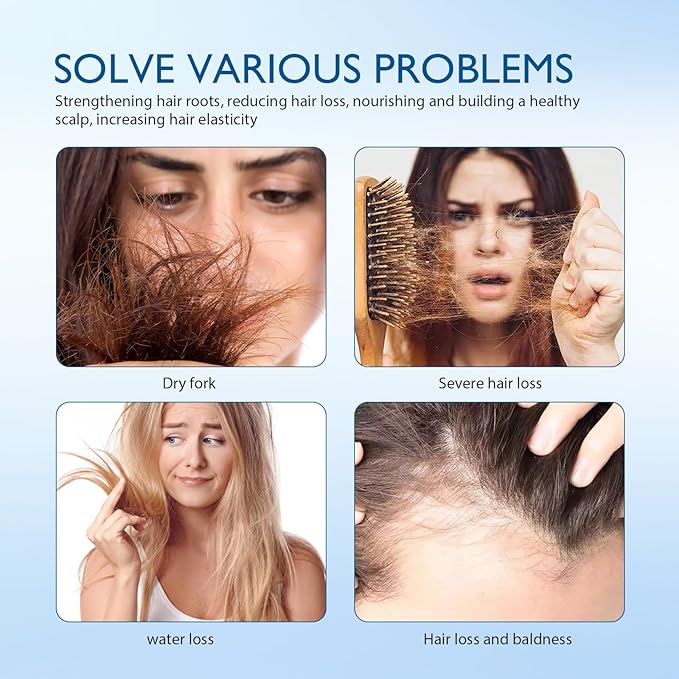 2PC Hair Growth Roll On Serum, Rosemary Hair Growth Serum Roll On, Strengthens Roots & Prevents Hair Fall, Achieve Thicker, Fuller Hair