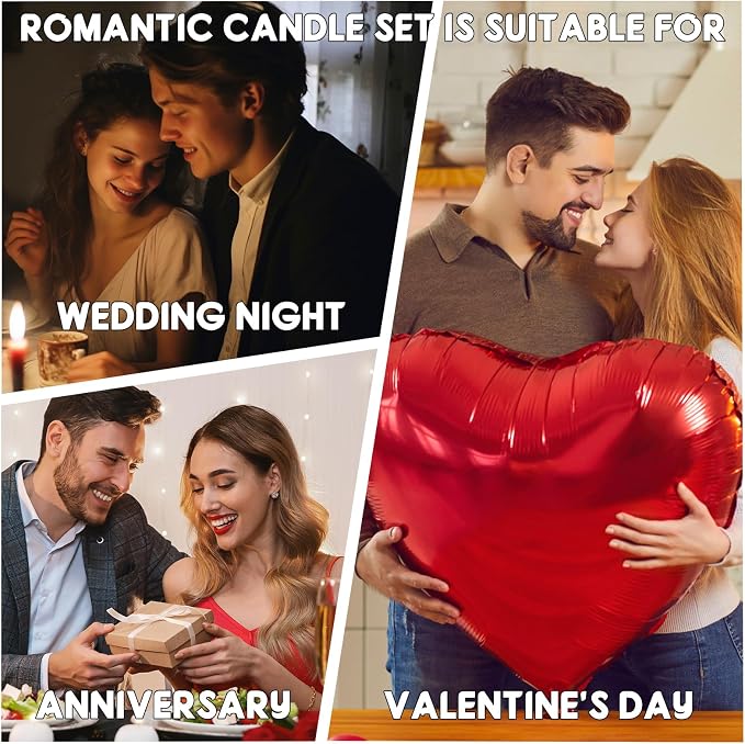 3 PCS Low Temperature Candles Solid Color Peony Flower Scented Candles Adult Low Heat Romantic Wax Play Candles Valentines Day Lovers, Couples