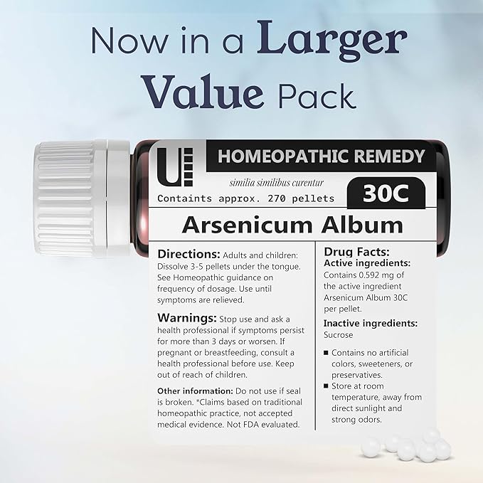 Arsenicum Album 30C Homeopathic Remedy, Urenus