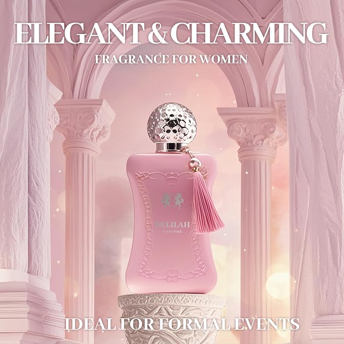 A CENTER 2PCS Perfume Set for Women - Floral Fragrance Gift Set with Vanilla,Rose & jasmine, Eau De Parfume| 3.4 Fl Oz Each Women's Cologne(Delilah & Delilah UB)