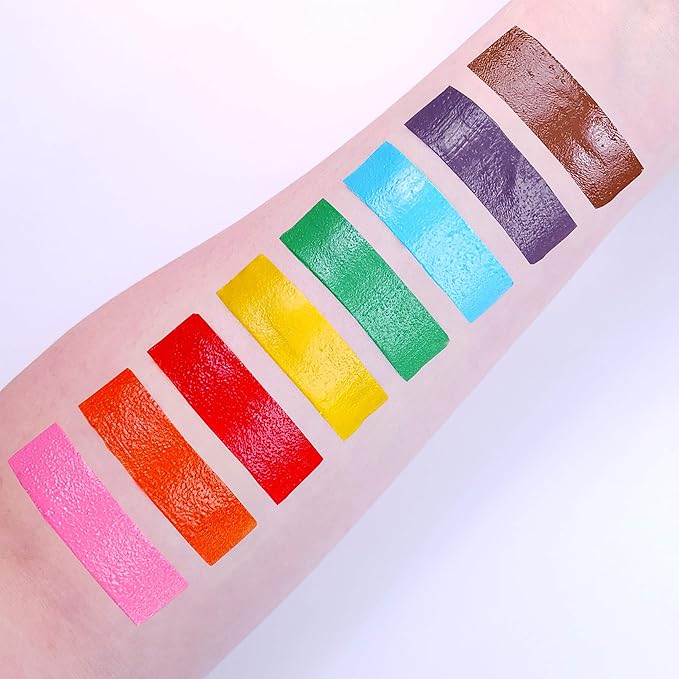 Face Paint Stick / Body Crayon Set of 8 Makeup for The Face & Body by Moon Creations - 0.12oz
