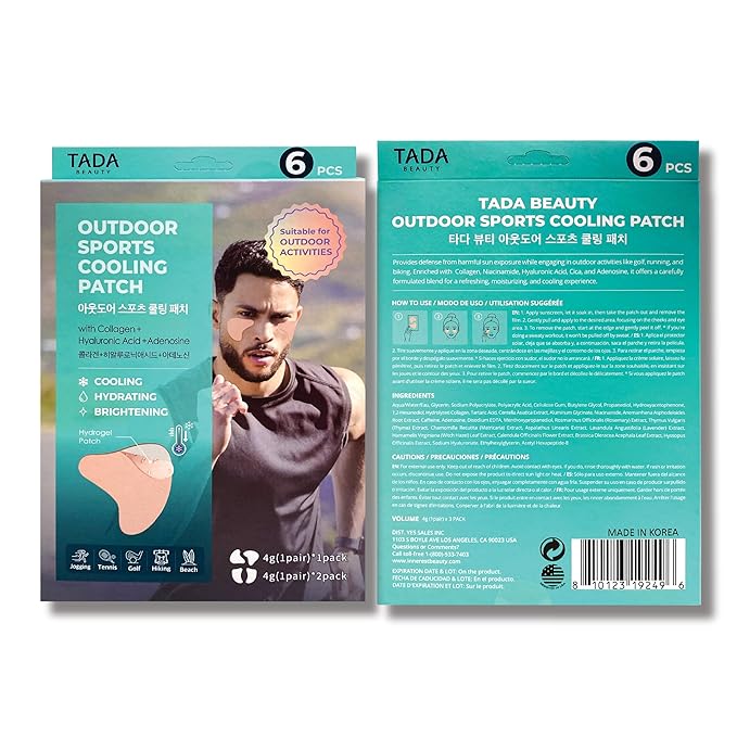Sun Patch, Under Eye UV Protection for Golf, Hiking, Driving, Outdoor Sports | Cooling Sunblock Patches, Scar & Sun Damage Protection (#3 24PCS (4PK))