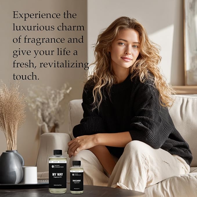 Luxury Hotel Scent Dream On 200ml Diffuser Oil Waterless Essential Aromatherapy for Cold Air & Car Diffusers – Long Lasting Refill for Large Room & Home - Signature White Tea (200ml/6.76Fl oz)
