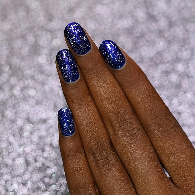 ILNP Party Popper - Gold and Silver Metallic Flakie Topper Nail Polish