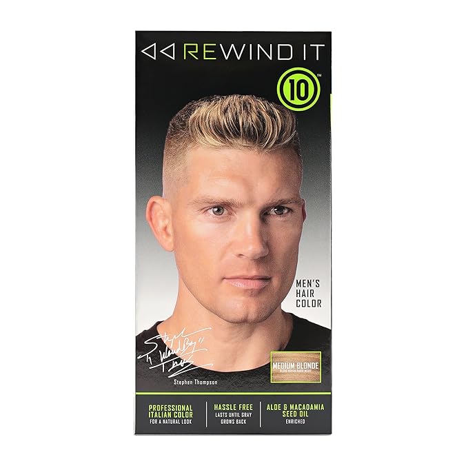 REWIND IT 10 Medium Blonde Men's Hair Color