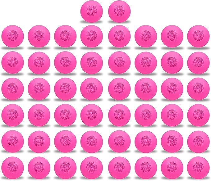 Signature Lacrosse Ball Set - Packs of 2, 4, 8, 12, and 100 - No Chemical Smell Massage Balls, Myofascial Release Tools, Back Roller, Muscle Knot Remover