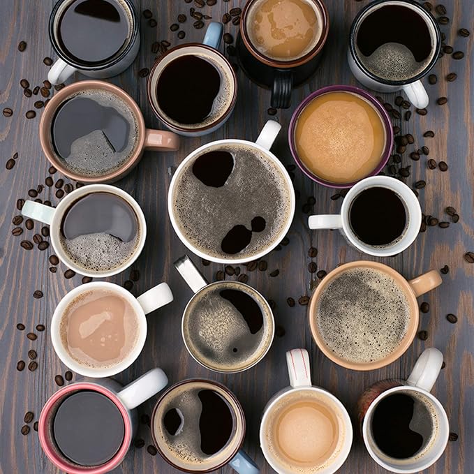 Variety Pack of Coffee, Tea, Hot Chocolate and Cappuccino, Sampler of Single Serve Coffee, Tea, Hot Cocoa and Cappuccino Pods for Keurig K Cups Machines, 30 Pack - No Duplicates