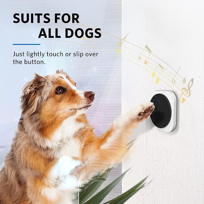 Wireless Dog Doorbell to Go Outside with 4 Notification Modes