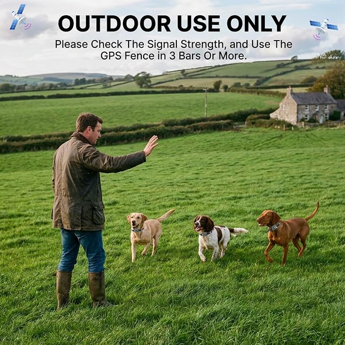 GPS Dog Collar Fence System Invisible Fence for Dogs