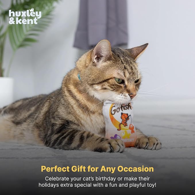 Huxley & Kent Plush Crinkle Catnip Cat Toy, Flufferfinger