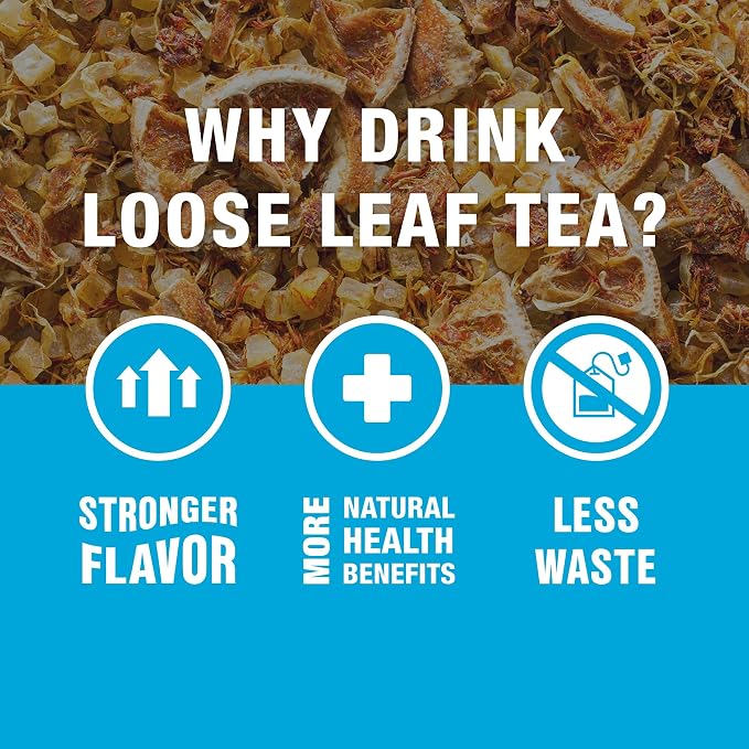 Tiesta Tea - Tiesta Tastings Sampler Dry Flight Set, Loose Leaf, High to No Caffeine, Makes Hot and Iced, Assorted Tea Sets with Herbal, Chai, Fruit Blend & More, 45 Resealable Sample Pouches