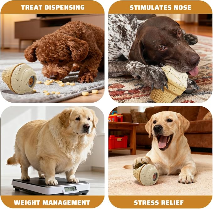 Indestructible Frozen Treat Dispenser Dog Chew Toy