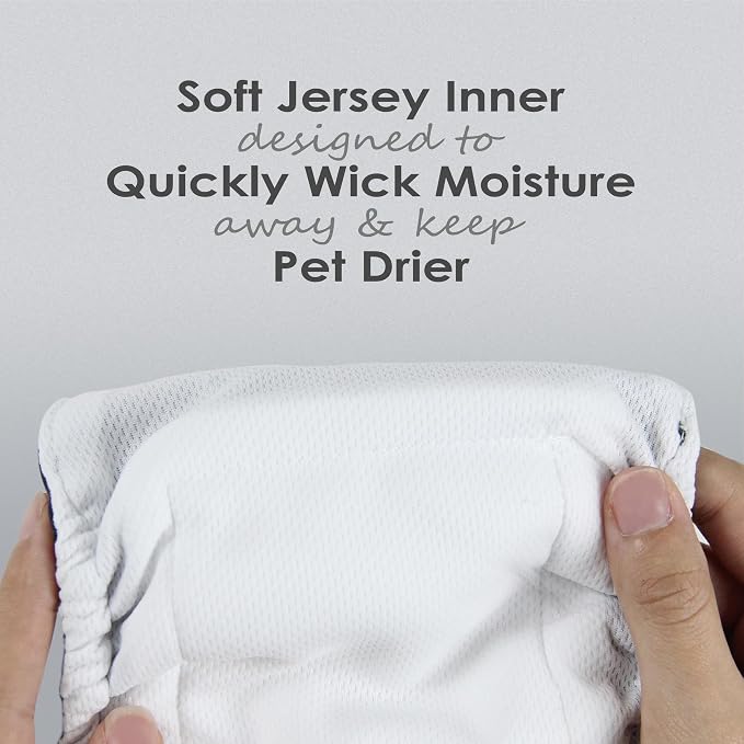wegreeco Washable Male Dog Belly Band (Stylish Pattern)- Pack of 3 - Washable Male Dog Belly Wrap, Dog Diapers Male (Black, Grey, Dark Coffee Checkerboard, Medium)