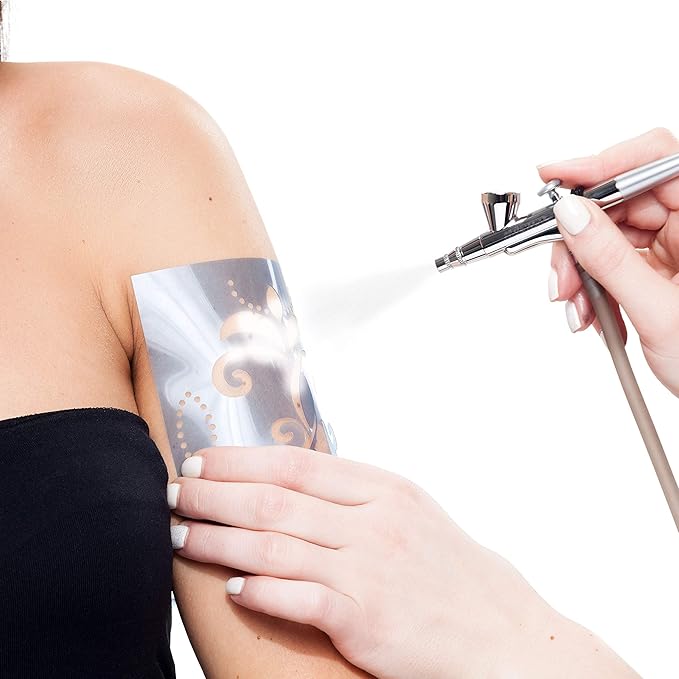 Custom Body Art White Airbrush Body Paint 1oz - Alcohol-Based, Waterproof, Body Paint for Adults, Cosplay, Temporary Tattoos