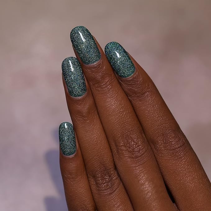 ILNP Park Ave - Deep Jade Green Ultra Holo Nail Polish