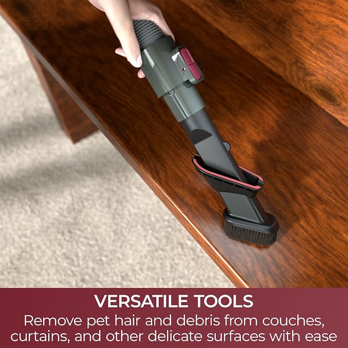 Kenmore Intuition Bagged Upright Vacuum Cleaner Lightweight | 2-Motor Power Suction with HEPA Filter, 3-in-1 Combination Tool, Handi-Mate for Carpet, Floor, Pet Hair - BU3040