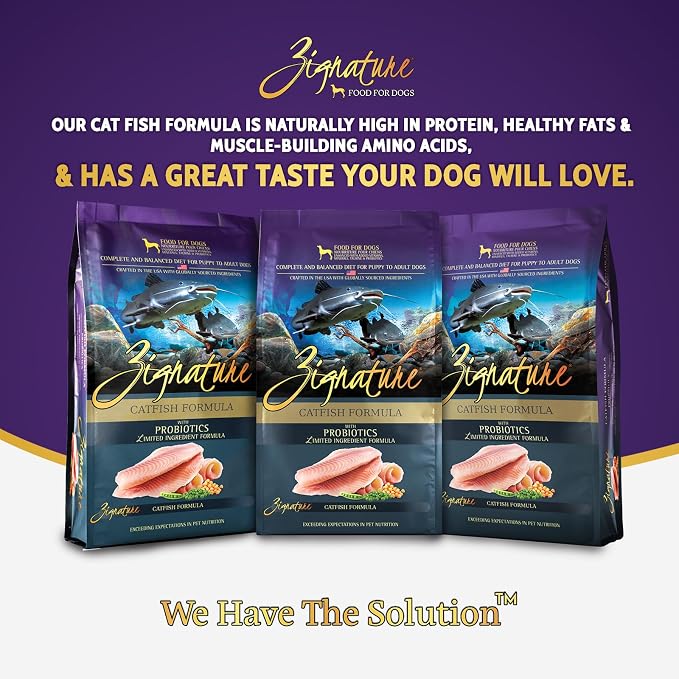 Zignature Catfish Limited Ingredient Formula Formula Dry Dog Food 4lb
