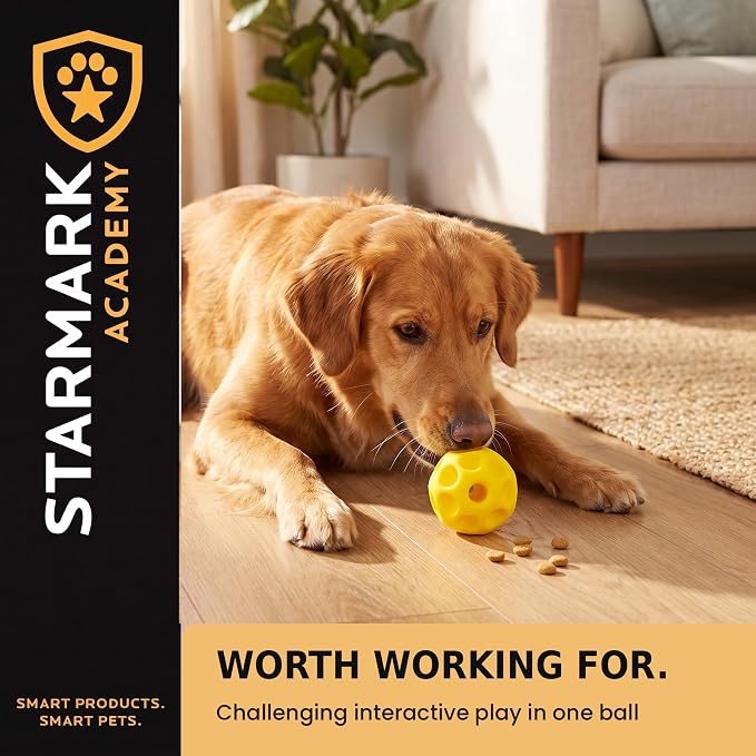 Starmark Treat Dispensing Tetraflex Dog Toy Medium