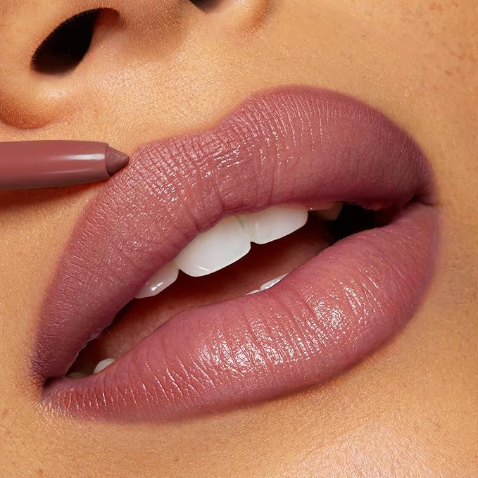ColourPop So Juicy Plumping Lip Liner with Peptides - Long Lasting Lip Liner for Visibly Plumped & Shaped Lips - Enriched with Smoothing Ceramides & Peppermint - Group Chat (0.01 oz)