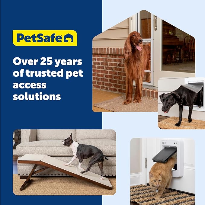 PetSafe Electronic Pet Door Wall Conversion Kit, Small | Telescoping Design for Quick Wall Install, Includes Frame, Tunnel, Hardware, Cutting Template & Instructions