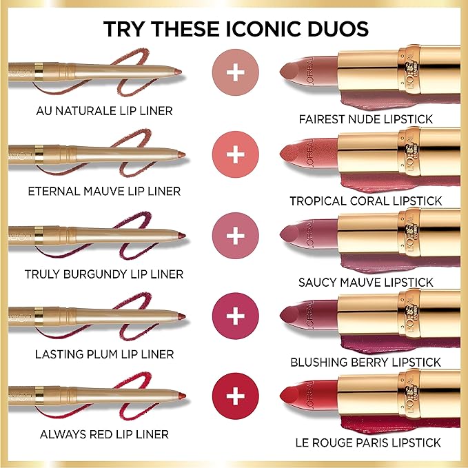 L'Oreal Paris Makeup Colour Riche Original Creamy, Hydrating Satin Lipstick, 860 Spice,1 Count