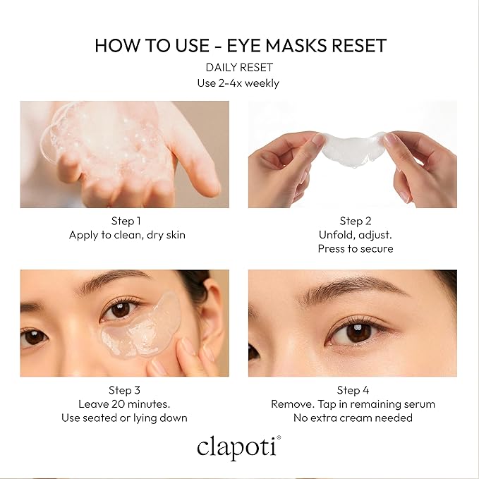 Korean Cooling Eye Patches – 10-Minute Depuff & Dark Circle Refresh – Semi-Gel Bamboo Fiber Under Eye Masks with Peptides & Ginkgo – Hydrating Eye Treatment – 1 Pair – Yuka Excellent