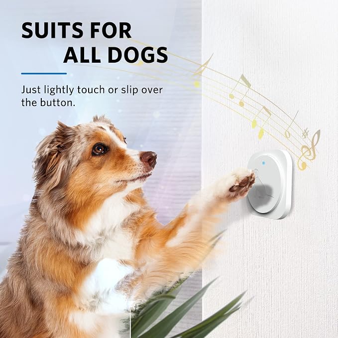 Wireless Dog Doorbell to Go Outside with 4 Notification Modes