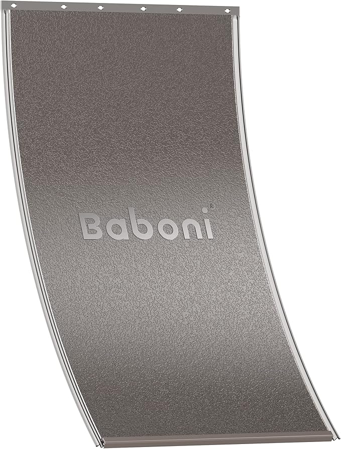Baboni Pet Door for Wall, Steel Frame and Telescoping Tunnel, Aluminum Lock, Double Flap Dog Door and Cat Door, Strong and Durable (Pets Up to 220 Lb) -X-Large
