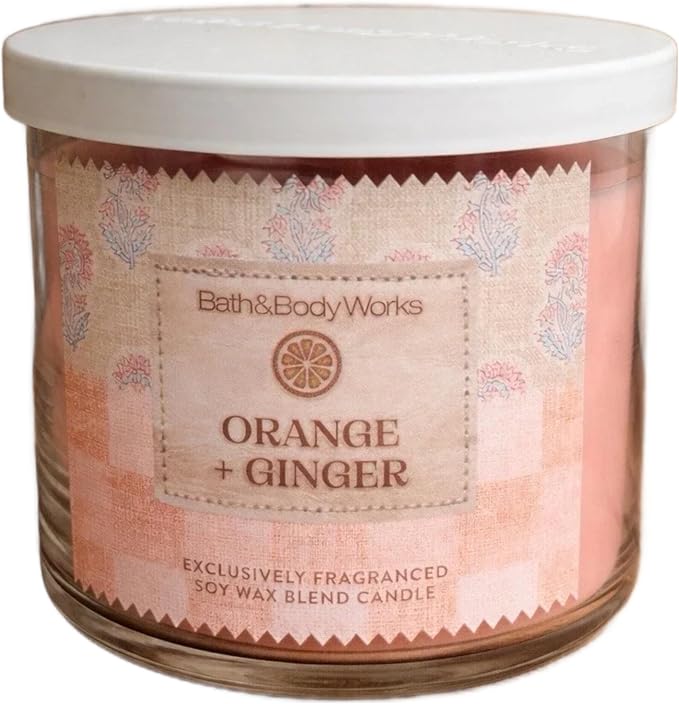 Bath & Body Works Aromatherapy 3-Wick Candle in Orange Ginger