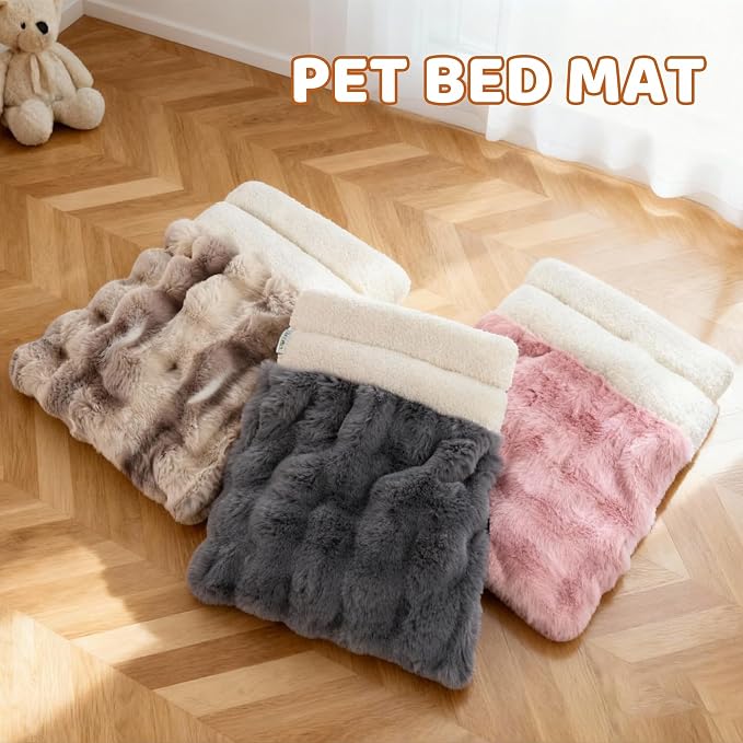 3 in 1 Semi-Enclosed Self Warming Burrow Cat Bed Sleeping Cave | Keep Warming, Machine Washable, Easy to Clean, Soft & Comfortable, Pet Beds fo Cats & Dogs, Cozy Privacy Nook