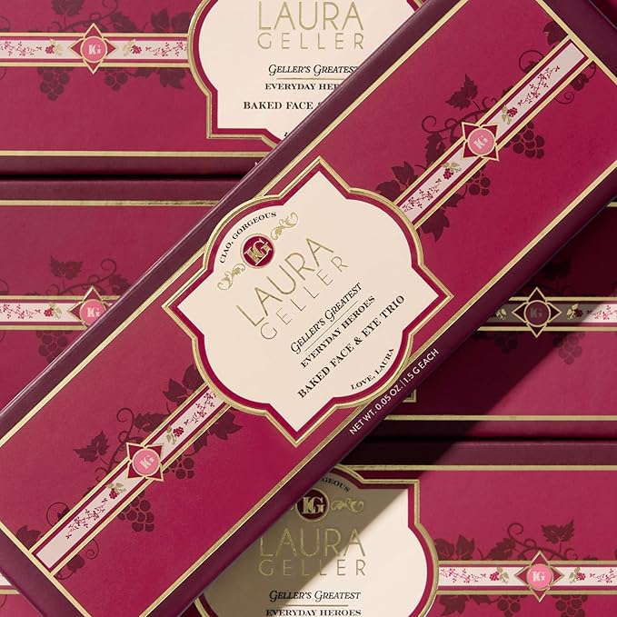 LAURA GELLER NEW YORK Geller's Greatest Better Than Ever 3-Piece Blush-n-Brighten Marbleized Blush Palette Trio