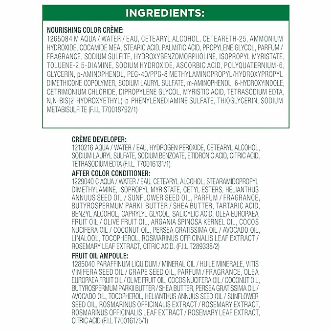 Garnier Hair Color Nutrisse Nourishing Creme, 43 Dark Golden Brown (Cocoa Bean) Permanent Hair Dye, 1 Count (Packaging May Vary)