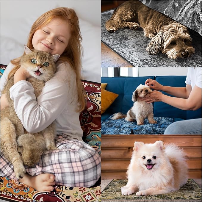 Washable Pee Pads for Dogs, Reusable Puppy Pads 18"x 24" 2 Pack | Leak-Proof, Super Absorbent Potty Training Pads With Non-Slip Backing For Crates, Floor, Playpen, Whelping & Furniture
